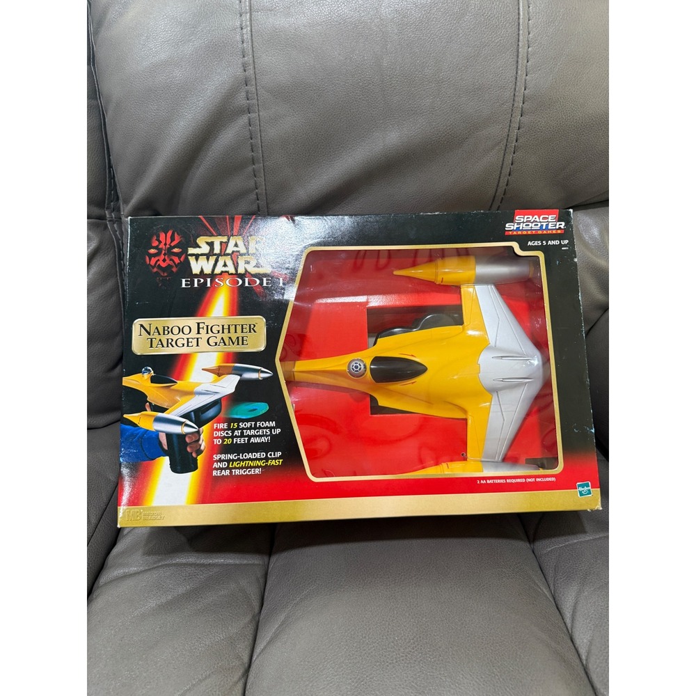 Star Wars Episode I Naboo Fighter Target Game Space Shooter Hasbro 1999 New